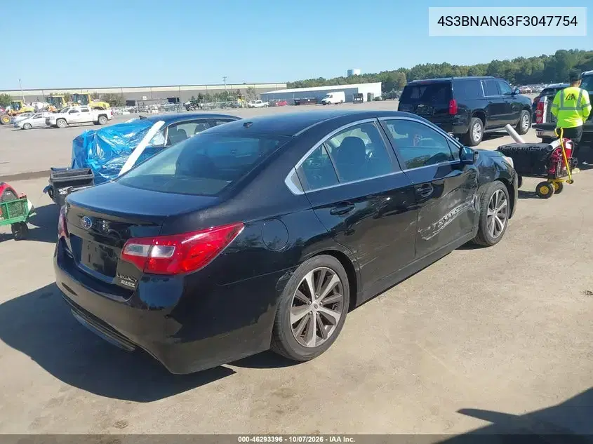 2015 Subaru Legacy 2.5I Limited VIN 4S3BNAN63F3047754 фото 5