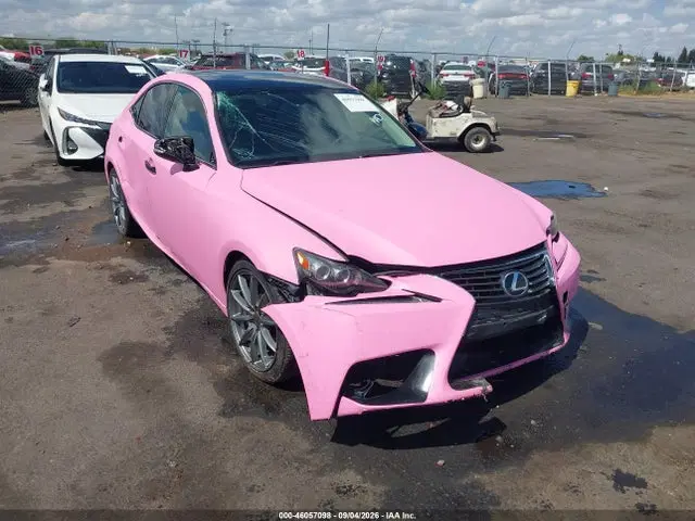 JTHBE1D25E5005425 — 2014 Lexus IS 350, Передняя часть, фото до ремонта