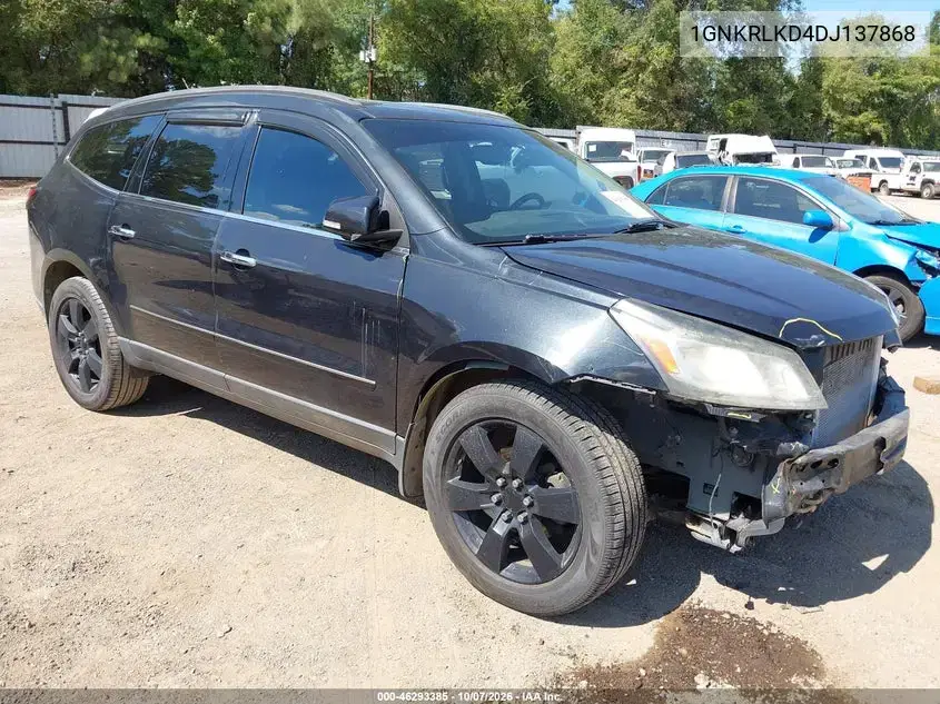 1GNKRLKD4DJ137868 — 2013 Chevrolet Traverse, передняя часть, фото до ремонта