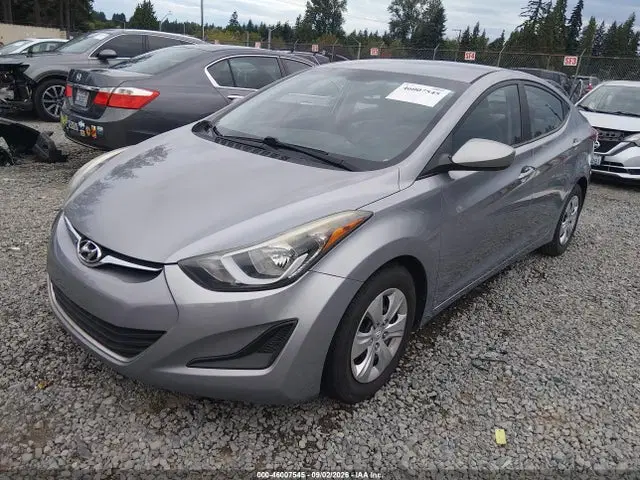 2016 Hyundai ELANTRA SE VIN 5NPDH4AEXGH700360 фото 2