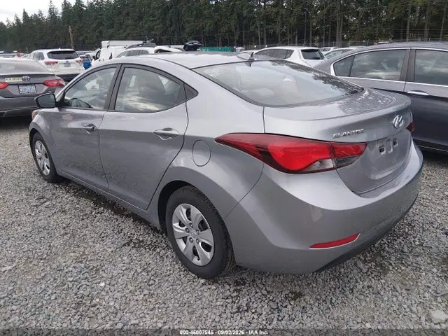 2016 Hyundai ELANTRA SE VIN 5NPDH4AEXGH700360 фото 3