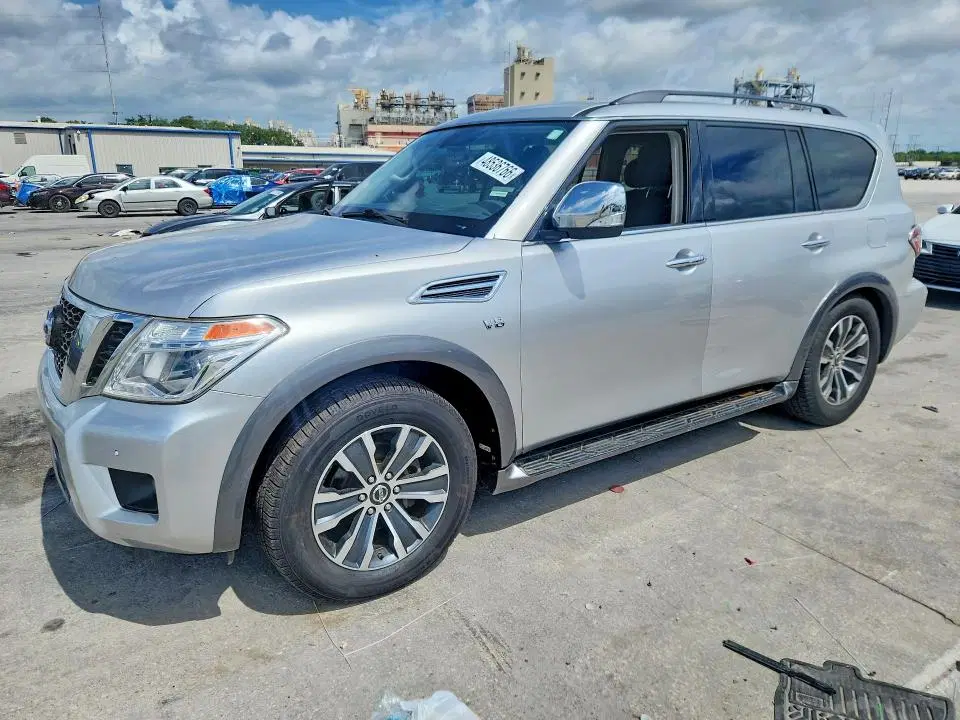 JN8AY2ND3K9092566 — 2019 Nissan Armada, мелкие вмятины и царапины, фото до ремонта
