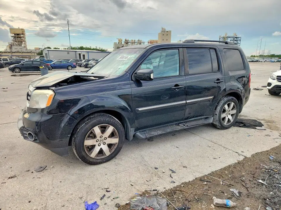 5FNYF4H93FB030826 — 2015 Honda Pilot, Передняя часть, фото до ремонта