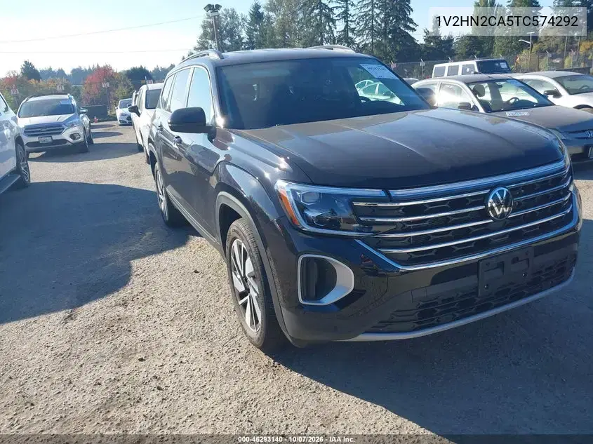 1V2HN2CA5TC574292 — 2026 Volkswagen Atlas, Сзади слева, фото до ремонта