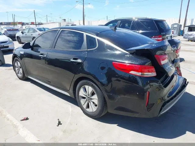 2017 KIA OPTIMA HYBRID VIN KNAGT4LE2H5009220 фото 3