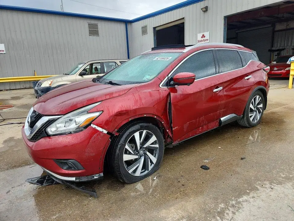5N1AZ2MG9JN128900 — 2018 Nissan Murano, Боковая часть, фото до ремонта