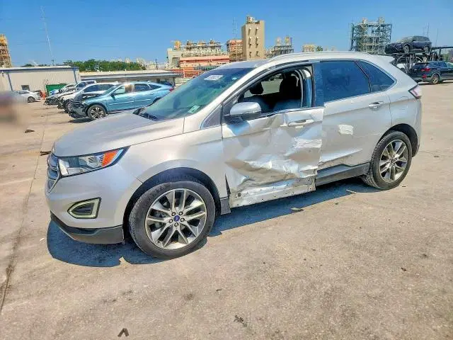 2FMTK3K98FBC32580 — 2015 Ford EDGE, Боковая часть, фото до ремонта