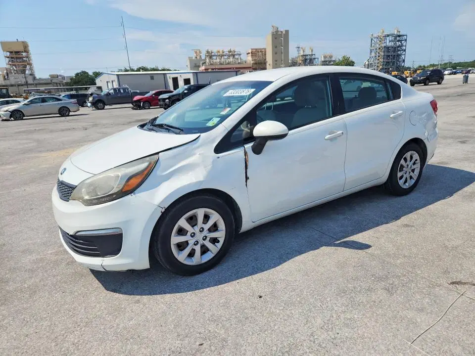 KNADM4A31G6608989 — 2016 Kia Rio, Передняя часть, фото до ремонта