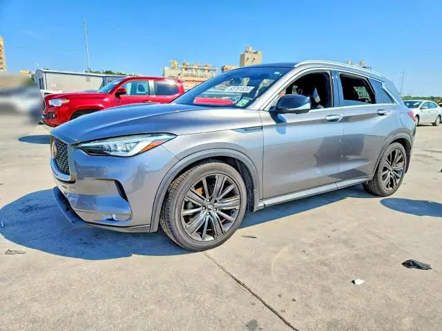 3PCAJ5M1XLF112800 — 2020 Infiniti QX50, Подтопление, фото до ремонта