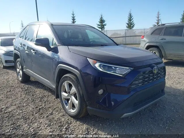 2T3DWRFV7KW007467 — 2019 Toyota RAV4 Hybrid Limited, Передняя часть, фото до ремонта