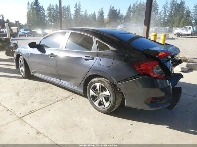 2020 Honda Civic Lx VIN 2HGFC2F68LH513412 фото 3
