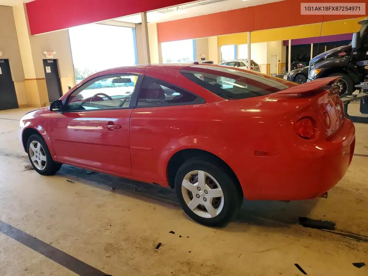 2008 Chevrolet Cobalt Ls VIN 1G1AK18FX87254971 фото 2
