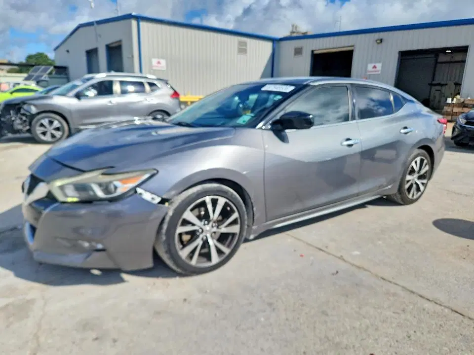 1N4AA6AP5HC429196 — 2017 Nissan Maxima, Передняя часть, фото до ремонта