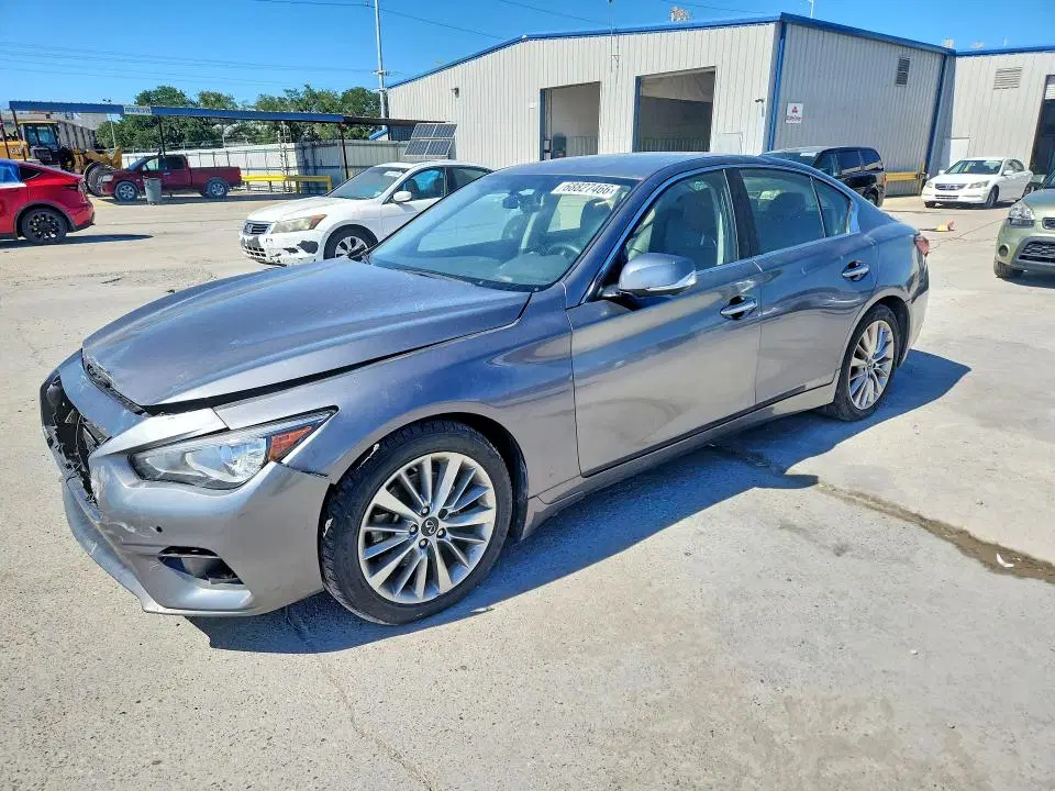 JN1EV7BP8MM706760 — 2021 Infiniti Q50, Передняя часть, фото до ремонта