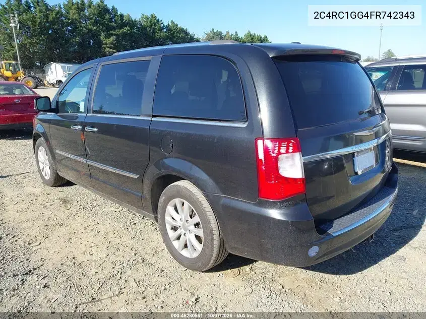 2015 Chrysler Town & Country Limited Platinum VIN 2C4RC1GG4FR742343 фото 4