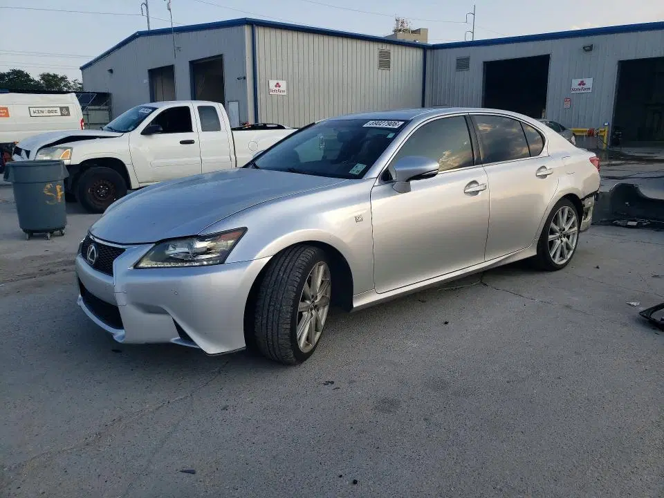 JTHBE1BL6E5034069 — 2014 Lexus GS, Задняя часть, фото до ремонта
