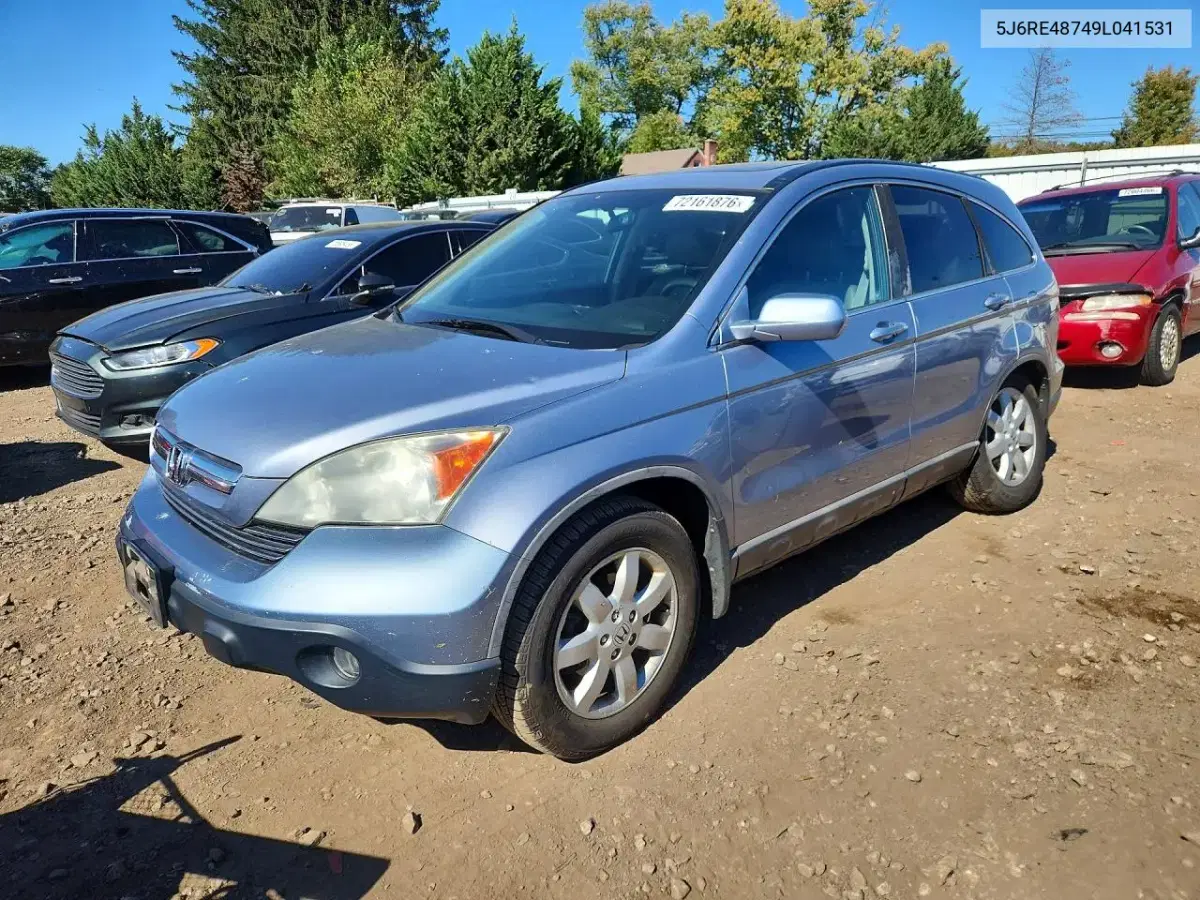 5J6RE48749L041531 — 2009 Honda CR-V, ходовая часть, фото до ремонта