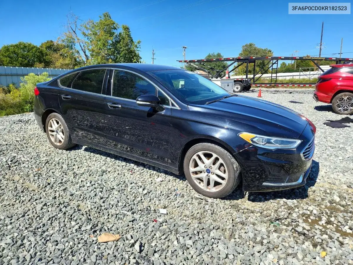 2019 Ford Fusion Sel VIN 3FA6P0CD0KR182523 фото 4