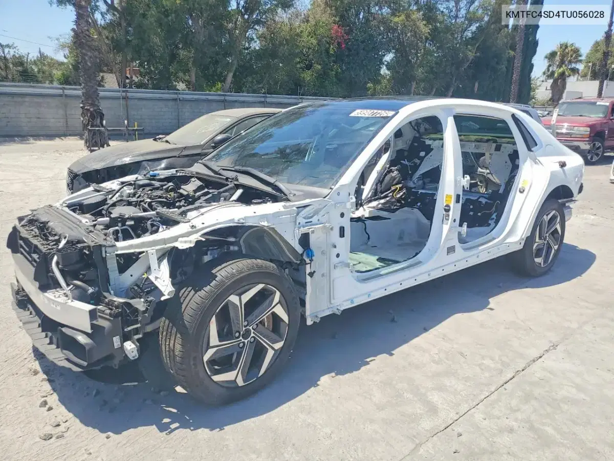 KMTFC4SD4TU056028 — 2026 Genesis G90, Снята обшивка, фото до ремонта
