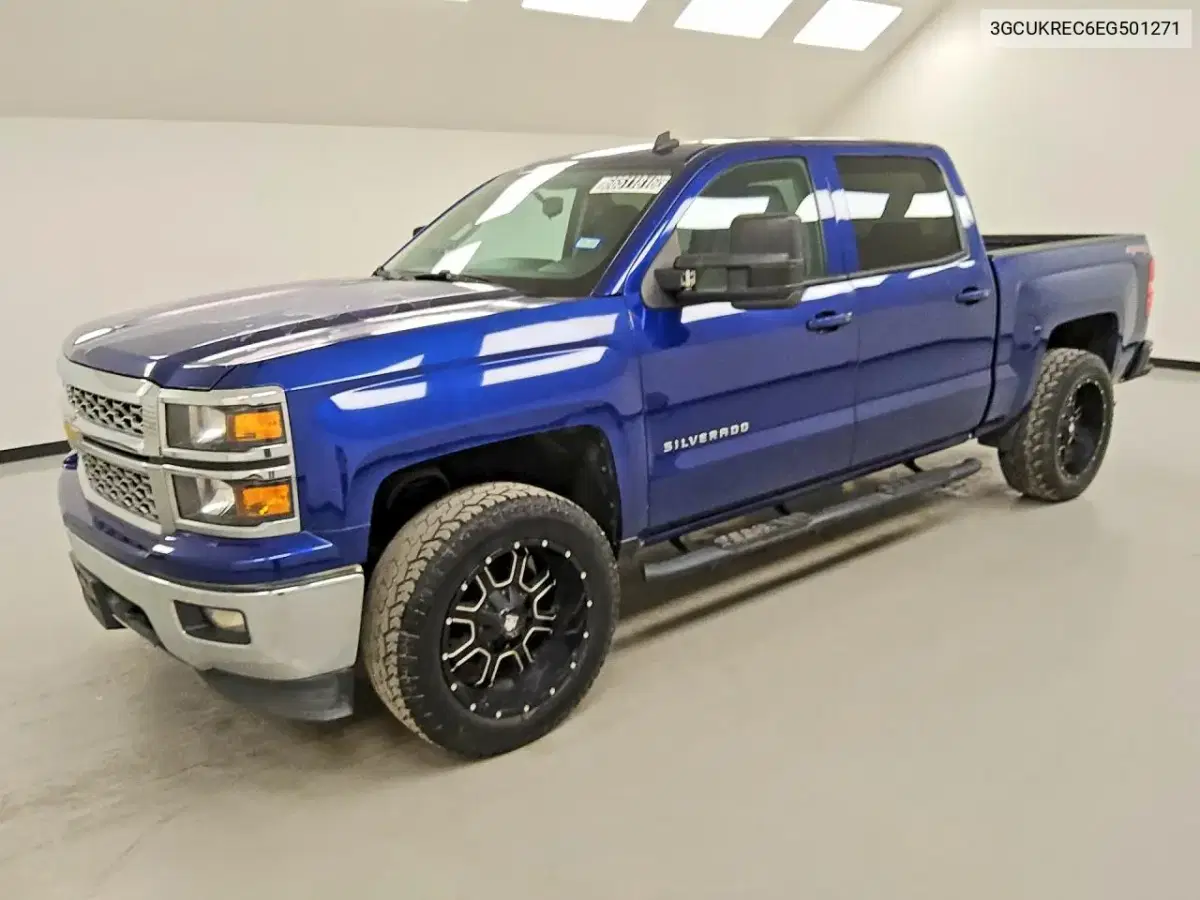 3GCUKREC6EG501271 — 2014 Chevrolet Silverado, мелкие вмятины и царапины, фото до ремонта