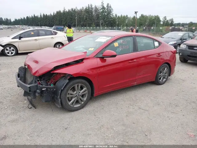 2017 Hyundai ELANTRA SE VIN 5NPD84LF8HH016172 фото 2