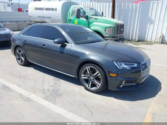 WAUENAF48JN017976 — 2018 Audi A4 2.0T Premium/2.0T Tech Premium, Задняя часть, фото до ремонта