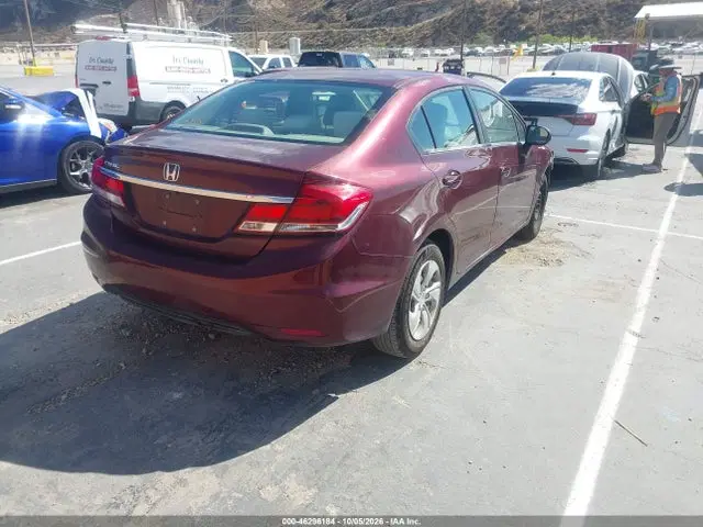 2014 Honda Civic Lx VIN 19XFB2F59EE212431 фото 4