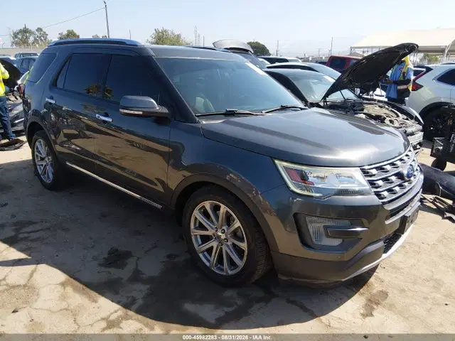 1FM5K7F8XHGB81581 — 2017 Ford Explorer Limited, Левый бок (Left Side), фото до ремонта