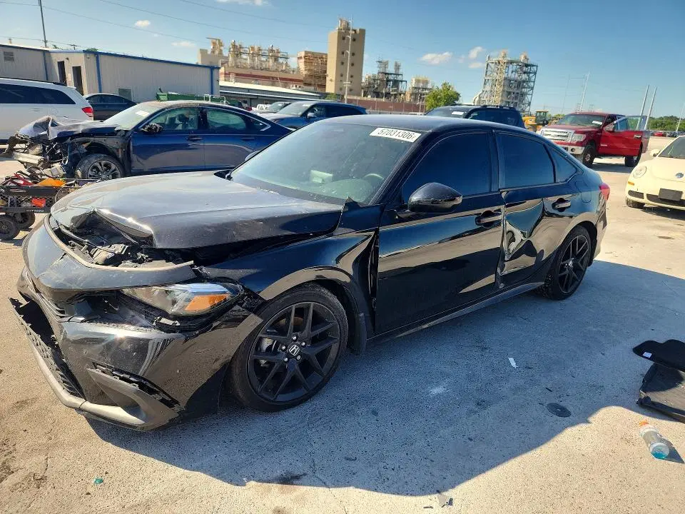 2HGFE2F5XRH547121 — 2024 Honda Civic, Передняя часть, фото до ремонта