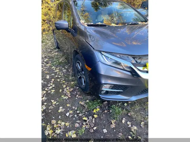 5FNRL6H63JB502191 — 2018 Honda Odyssey EXL, Передняя часть, фото до ремонта