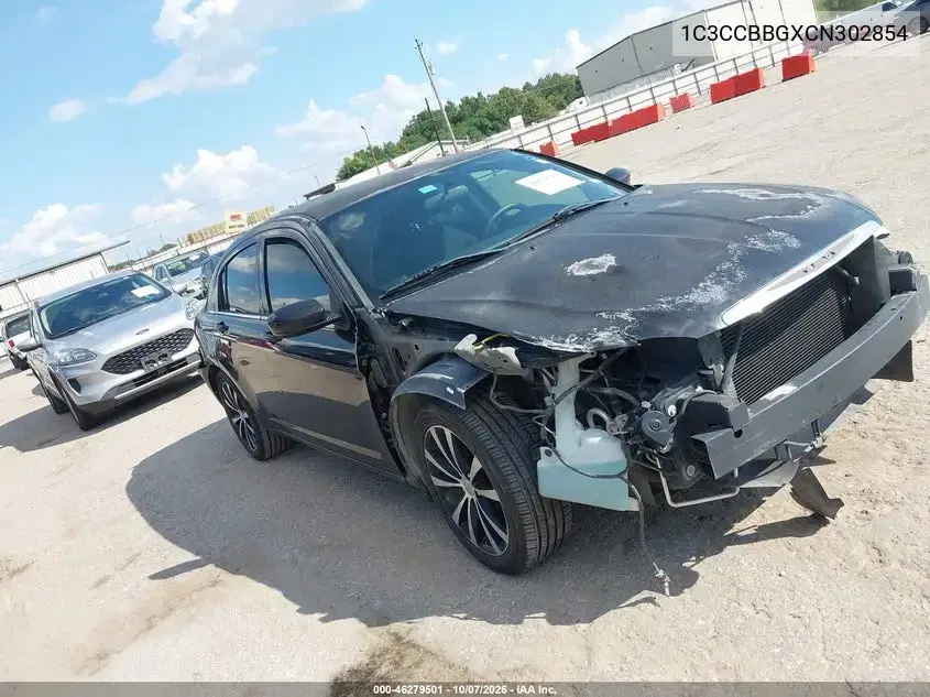 1C3CCBBGXCN302854 — 2012 Chrysler 200, Спереди / Сзади, фото до ремонта