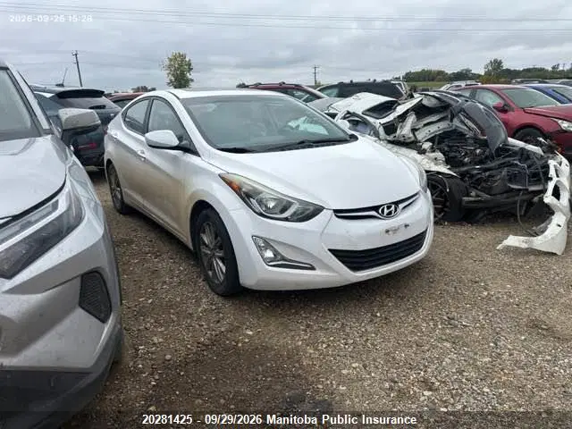 KMHDH4AE0GU615271 — 2016 Hyundai Elantra SE, Left Rear, фото до ремонта