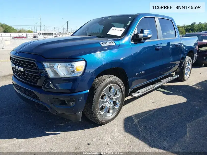 2022 Ram 1500 Big Horn 4X2 5'7 Box VIN 1C6RREFT8NN146594 фото 3