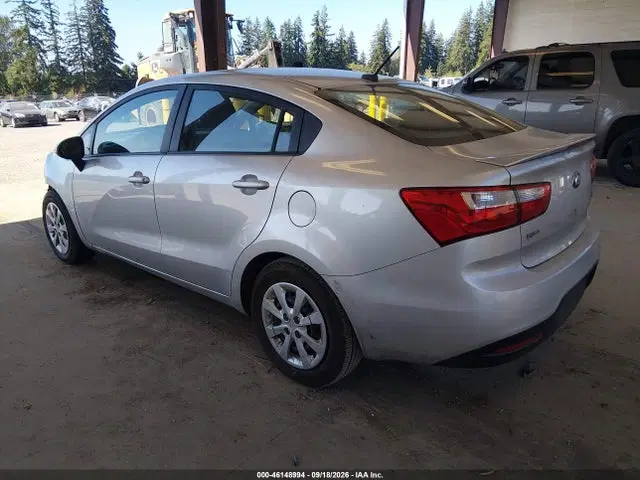 2015 KIA RIO LX VIN KNADM4A37F6529390 фото 3