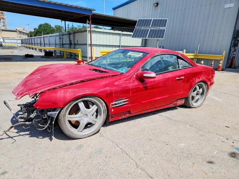 WDBSK76F75F096848 — 2005 Mercedes-Benz SL, Передняя часть, фото до ремонта