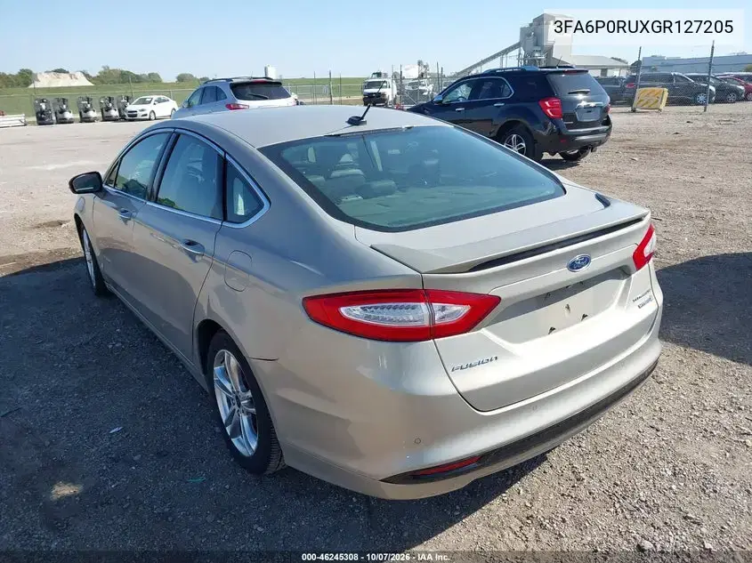 2016 Ford Fusion Hybrid Titanium VIN 3FA6P0RUXGR127205 фото 4
