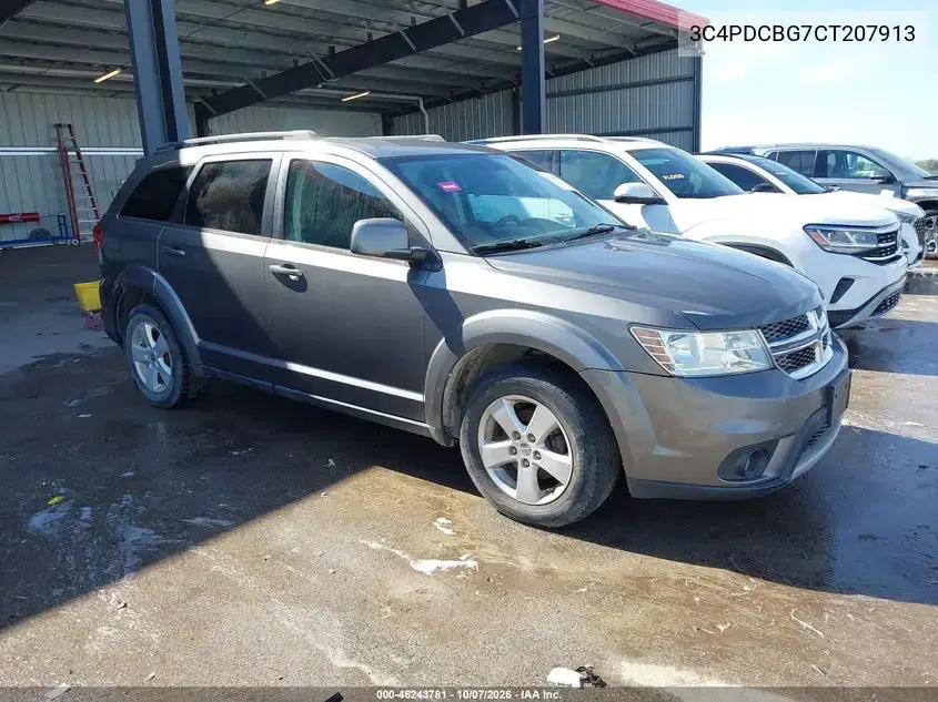 3C4PDCBG7CT207913 — 2012 Dodge Journey, град, фото до ремонта