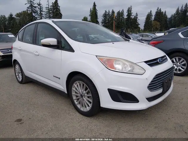 1FADP5AU7EL519439 — 2014 Ford C-MAX Hybrid SE, Задняя часть, фото до ремонта
