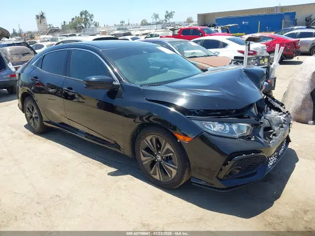 SHHFK7H6XKU407073 — 2019 Honda Civic EX, передняя часть, фото до ремонта