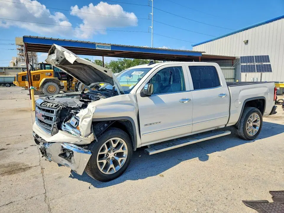 3GTP1VEJ1FG406531 — 2015 GMC Sierra, Передняя часть, фото до ремонта