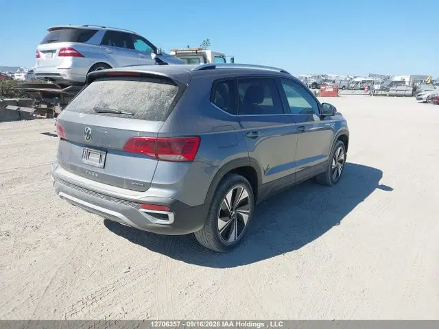 2024 Volkswagen TAOS SE VIN 3VVUX7B28RM077067 фото 4