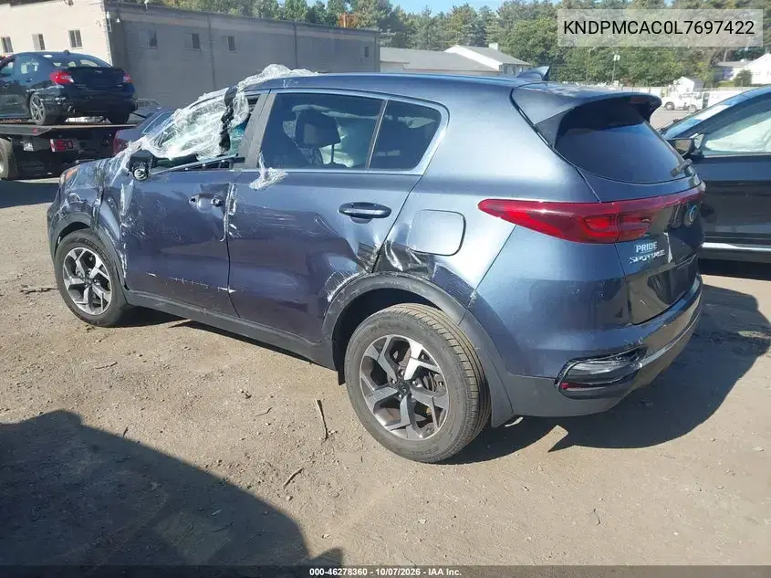 2020 Kia Sportage Lx VIN KNDPMCAC0L7697422 фото 3
