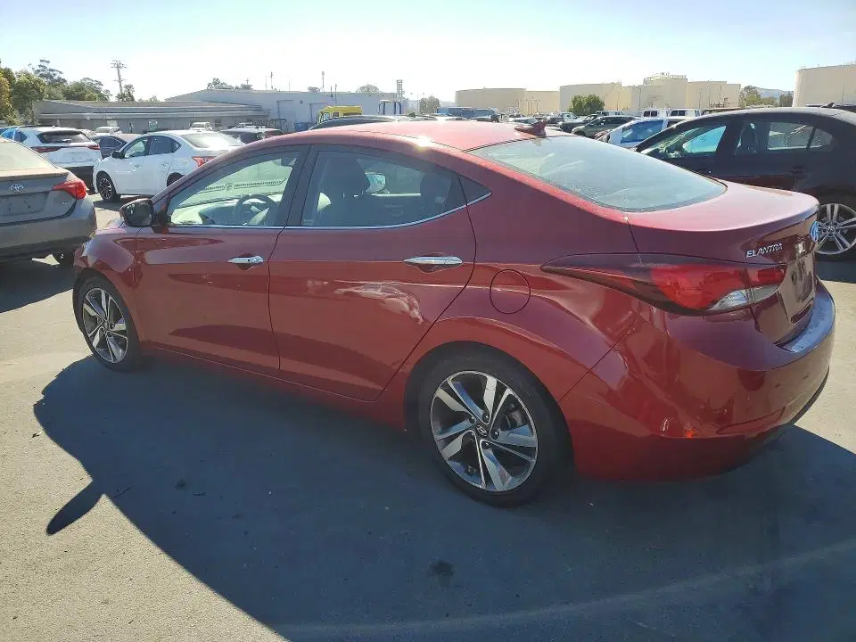 2014 Hyundai Elantra VIN 5NPDH4AE7EH537888 фото 2