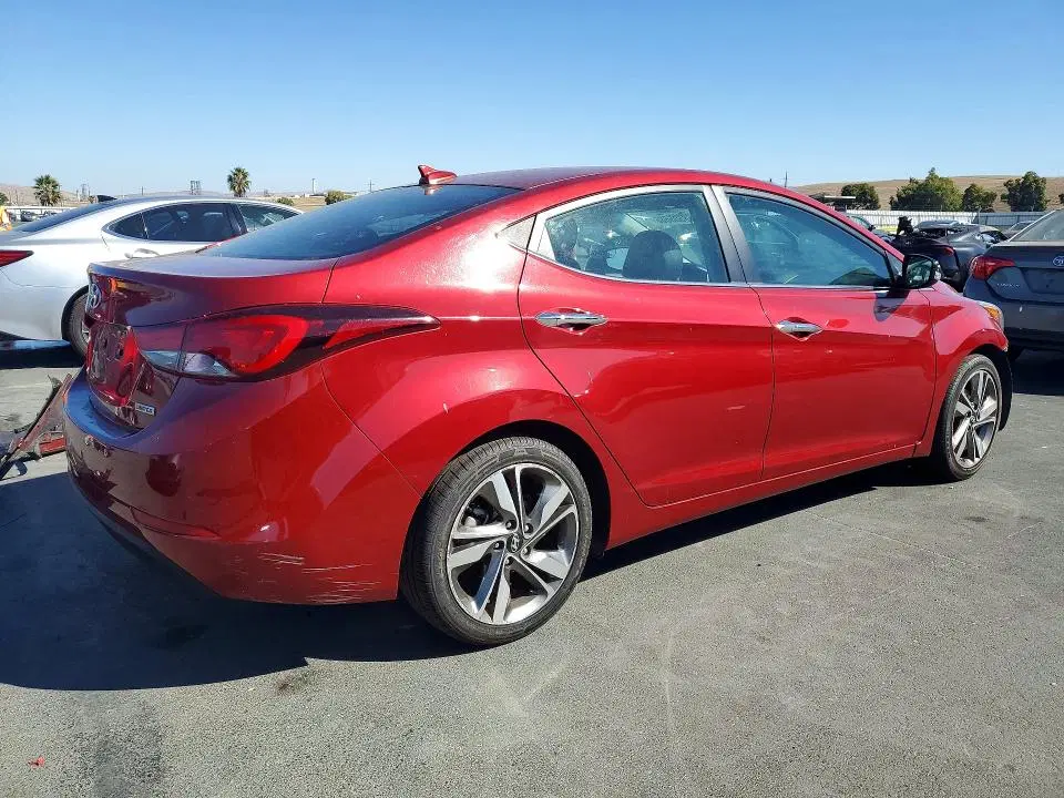 2014 Hyundai Elantra VIN 5NPDH4AE7EH537888 фото 3