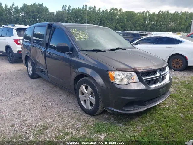 2C4RDGBG4JR232395 — 2018 Dodge Grand Caravan SE, Right Side, фото до ремонта
