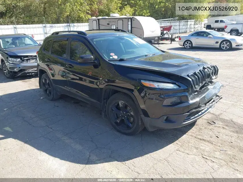 1C4PJMCXXJD526920 — 2018 Jeep Cherokee, передняя часть, фото до ремонта