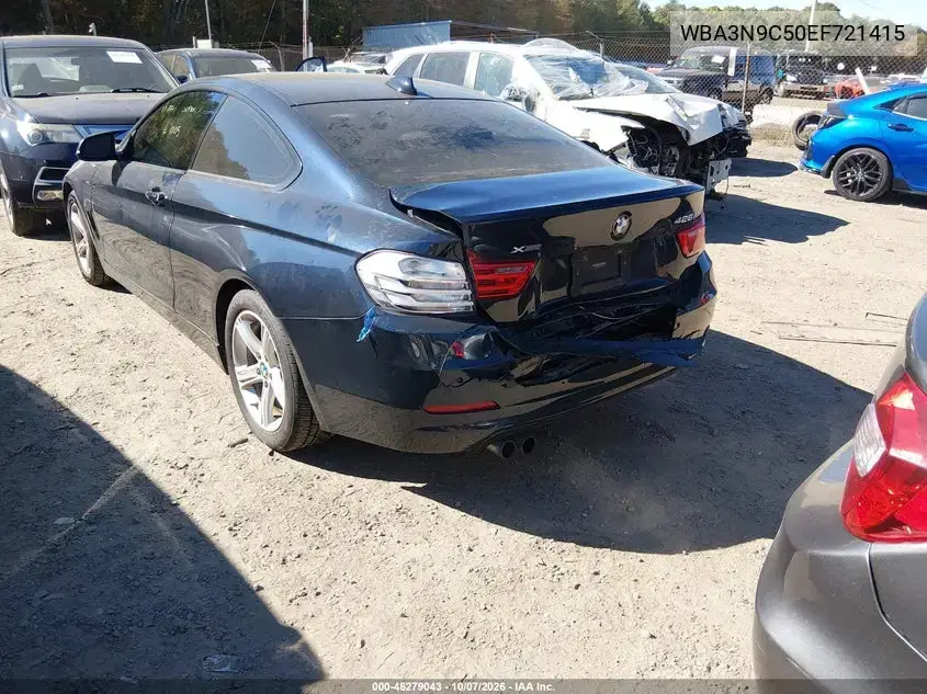 2014 BMW 428I xDrive VIN WBA3N9C50EF721415 фото 4