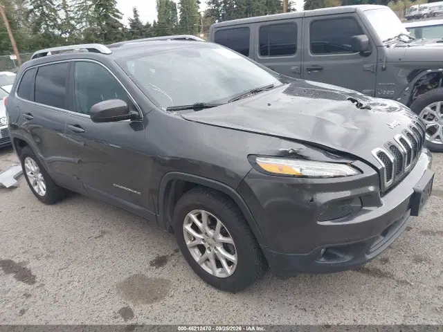 1C4PJMCS4FW639326 — 2015 Jeep Cherokee Latitude, передняя часть, фото до ремонта