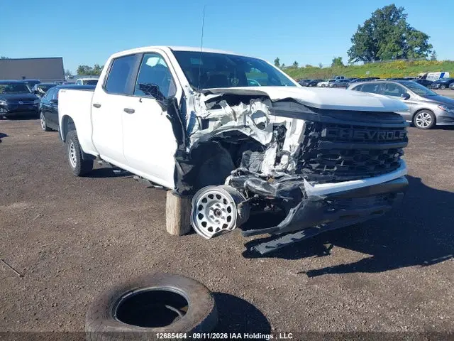 3GCPDAEK7NG659036 — 2022 Chevrolet Silverado 1500, Передняя часть, фото до ремонта