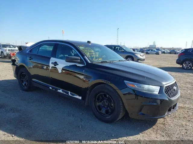 1FAHP2MK1EG104085 — 2014 Ford Taurus Police Interceptor, Задняя часть (Rear), фото до ремонта